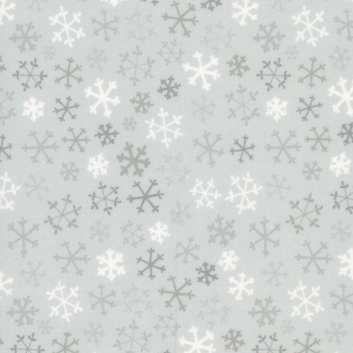 100% Cotton Flannel | Snowflakes - Mist Gray | Guess How Much I Love You 2026