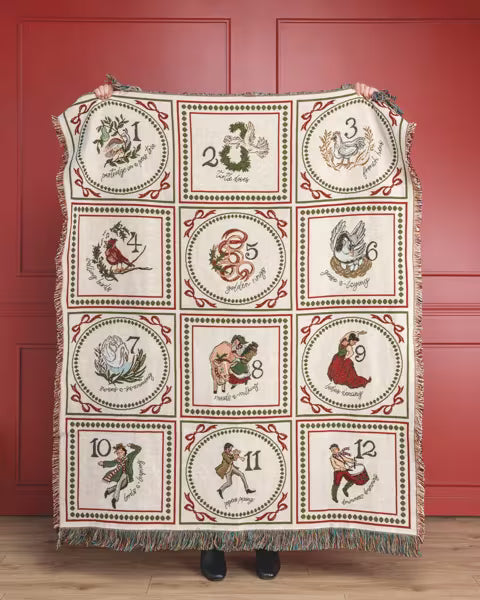 12 Days Of Christmas Blanket