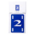 2 Riser Pads Risers - Blue - 1/8"