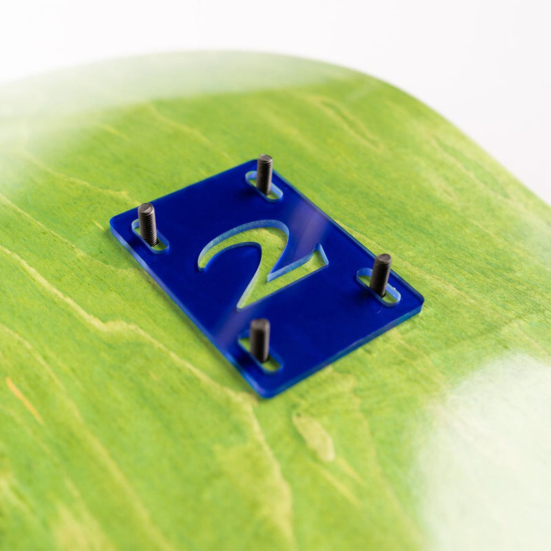 2 Riser Pads Risers - Blue - 1/8"