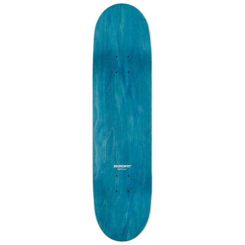 5Boro Keith Hardy Pro Skateboard Complete - Blue Stain - 8.50"