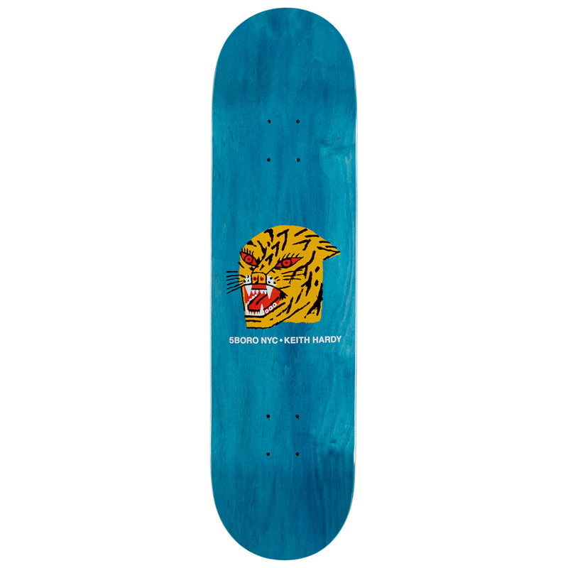 5Boro Keith Hardy Pro Skateboard Deck - Blue Stain - 8.25"