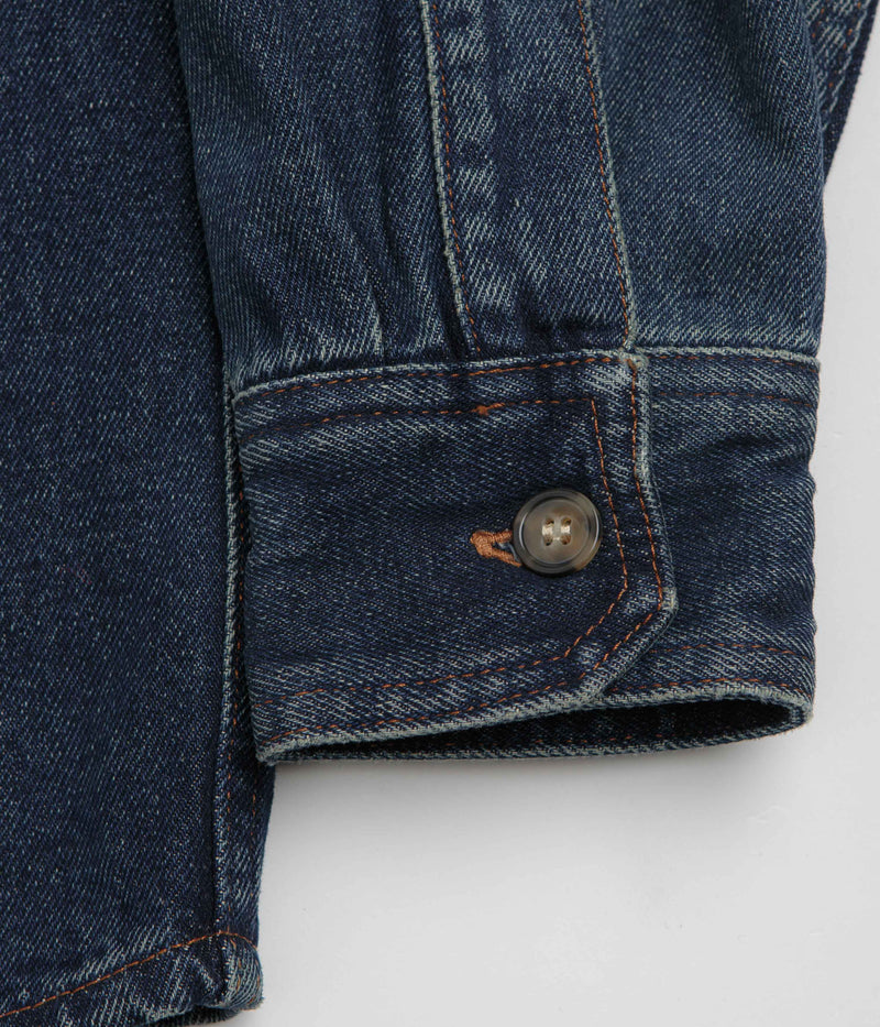 A.P.C. Basile Overshirt in Washed Indigo