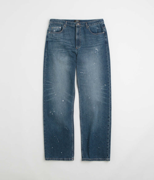 A.P.C. Relaxed H Jeans in Washed Indigo