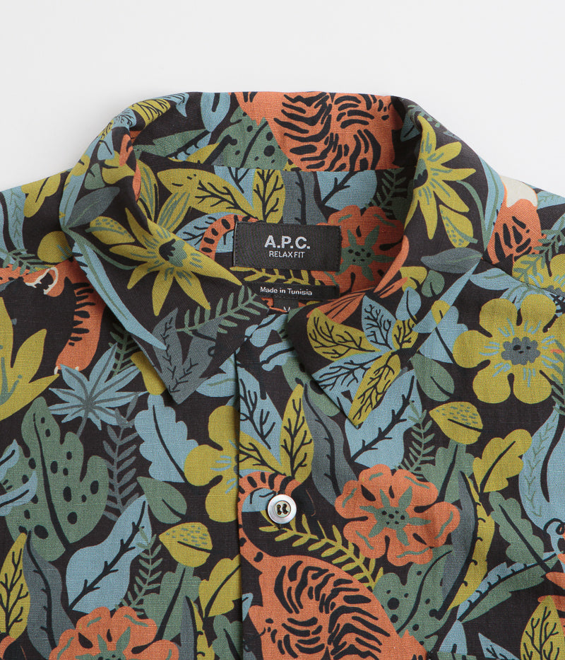 A.P.C. Roy Short Sleeve Shirt in Multicolour