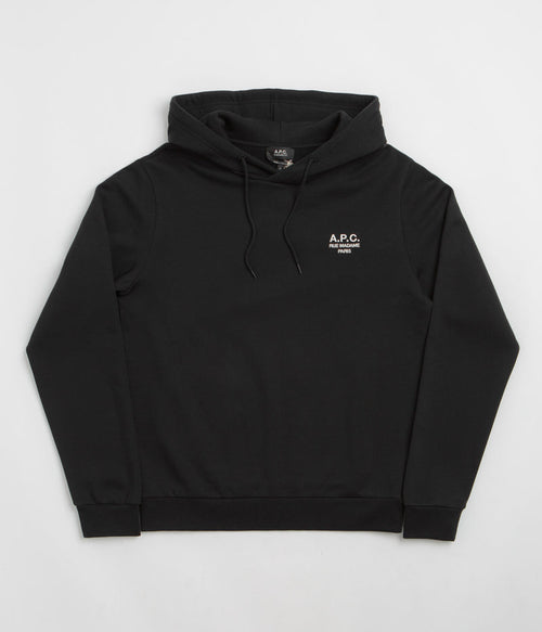 A.P.C. Rue Madame Hoodie in Black and White