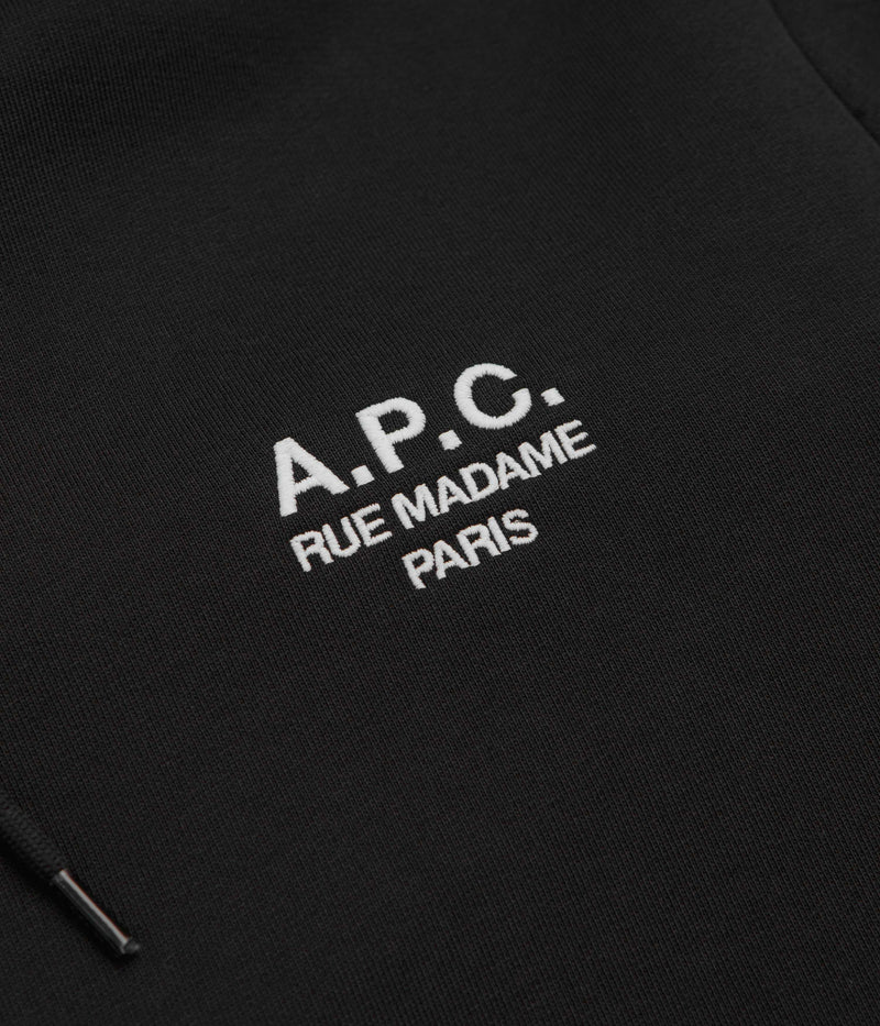 A.P.C. Rue Madame Hoodie in Black and White