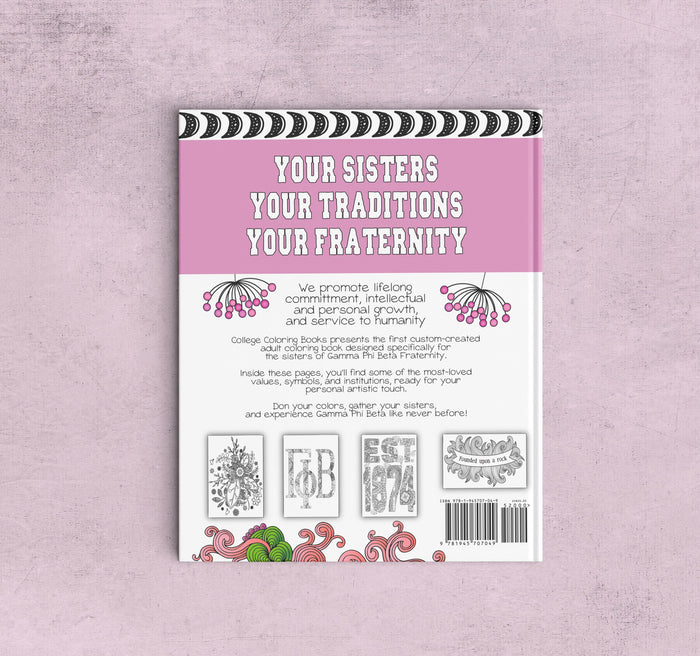 Adult Coloring Book - Gamma Phi Beta