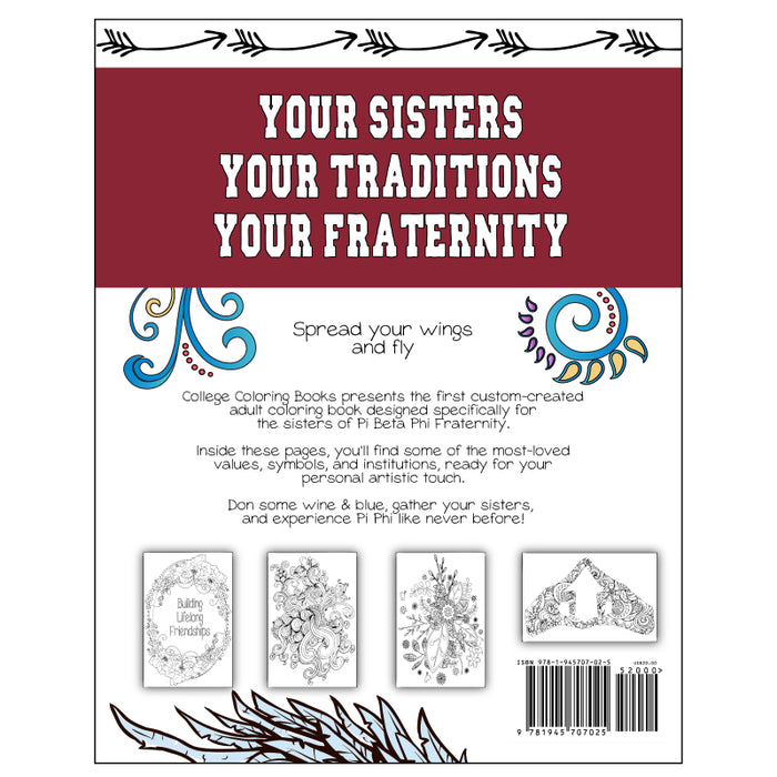 Adult Coloring Book - Pi Beta Phi