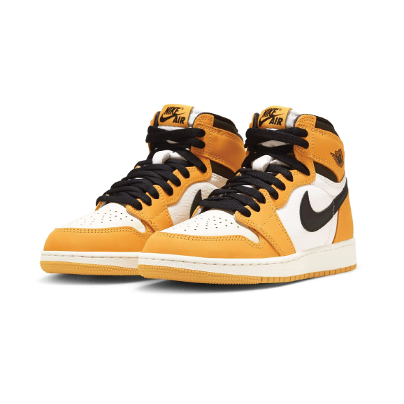 Air Jordan 1 High OG 'Yellow Ochre' Big Kids' Shoes