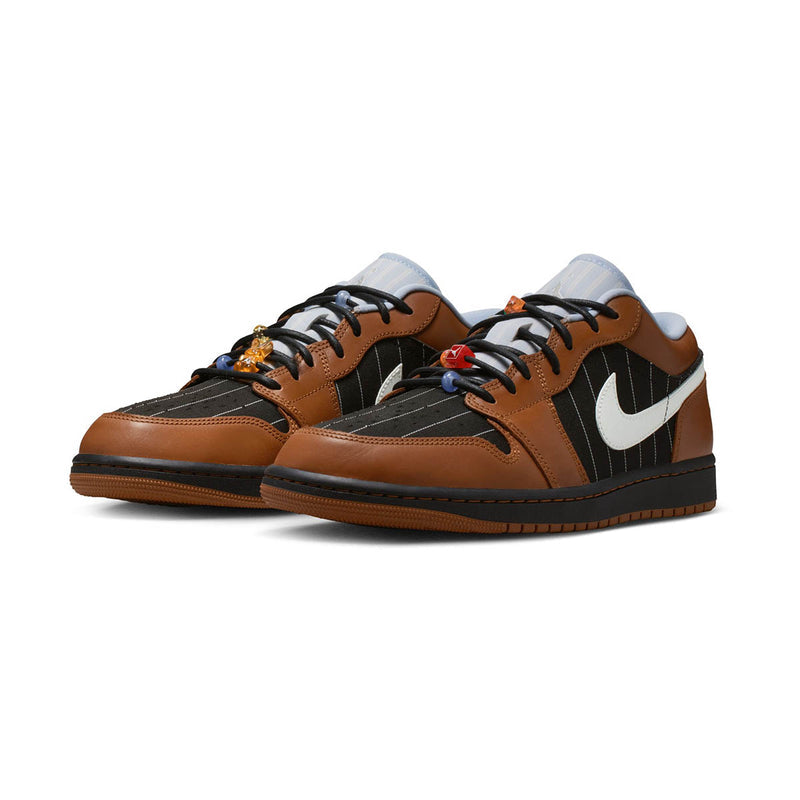 Air Jordan 1 Low SE 'Black Light British Tan' Men's Shoes