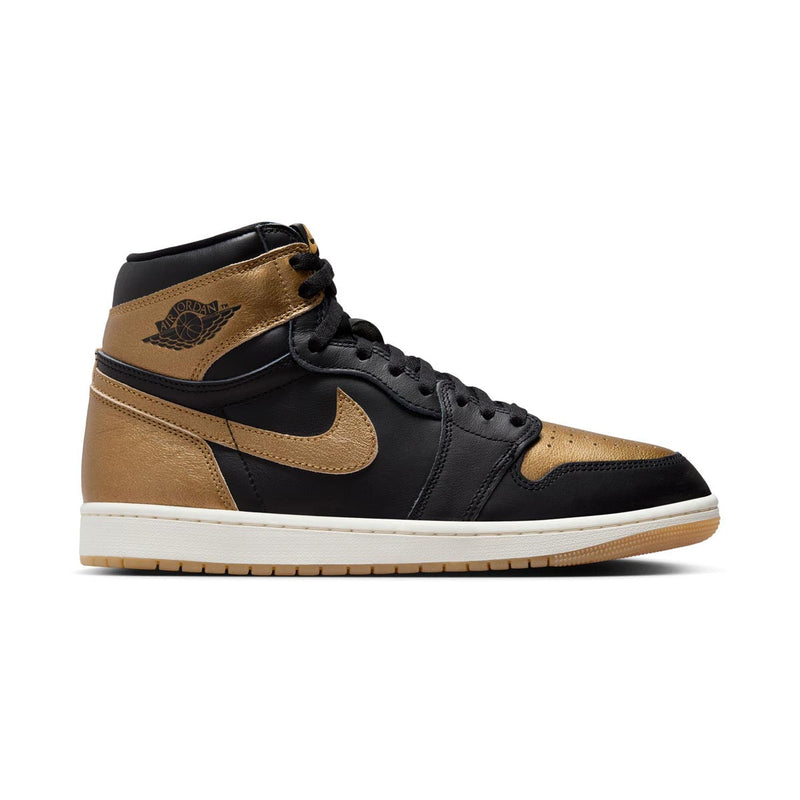 Air Jordan 1 Retro High OG 'Black and Gold' Men's Shoes