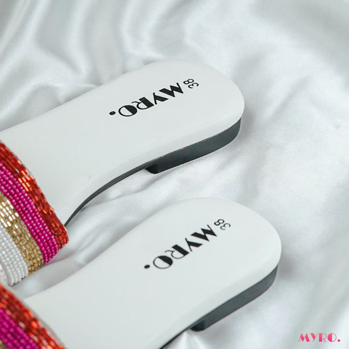 Ameza White Slide - MYRO