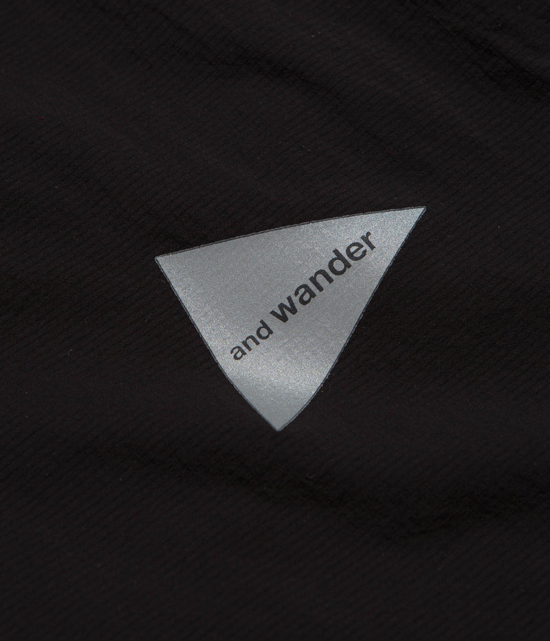 and wander Alpha Air Hoodie in Black