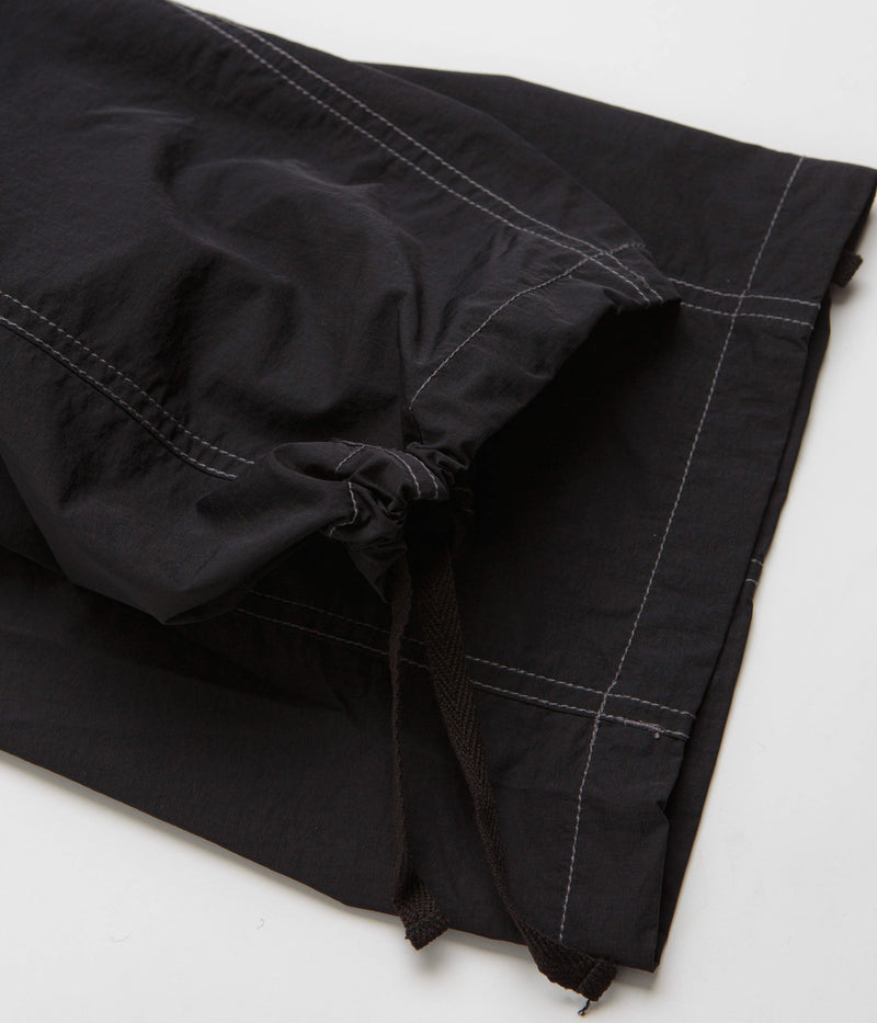and wander Crinkled Nylon Pants in Black