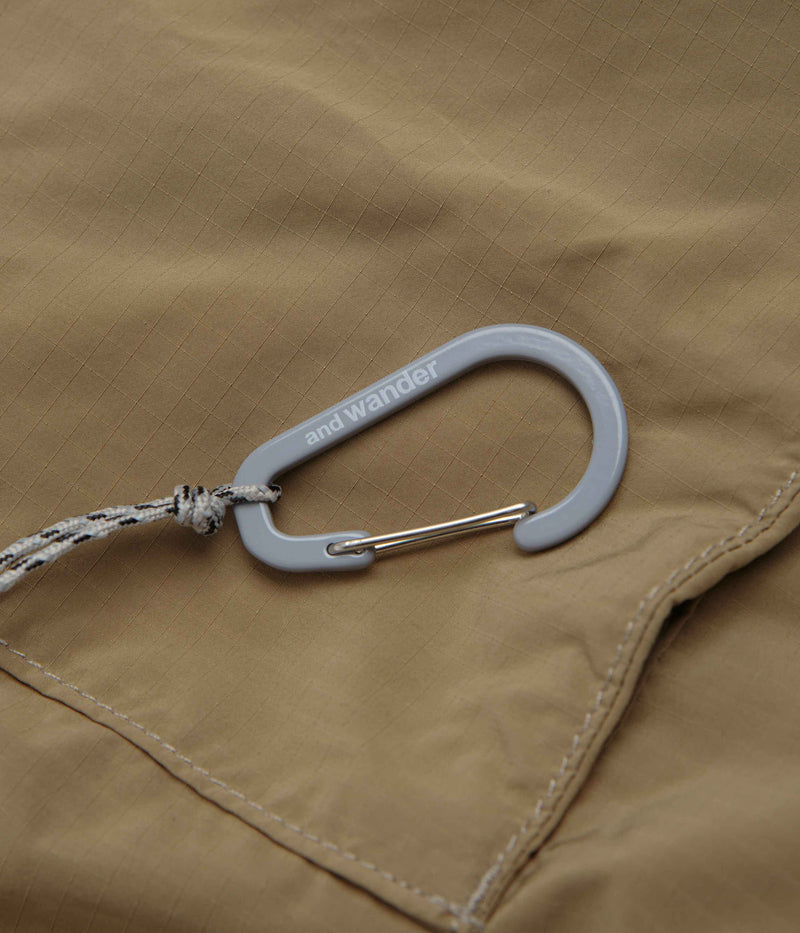 and wander Oversized Cargo Pants in Beige