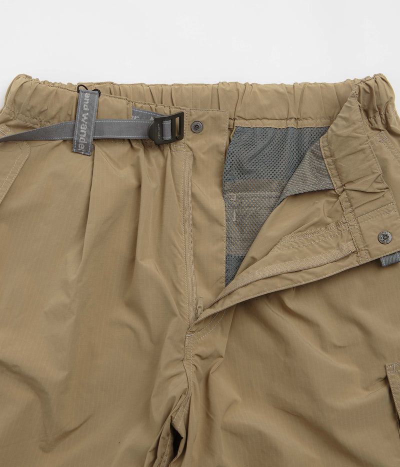 and wander Oversized Cargo Pants in Beige