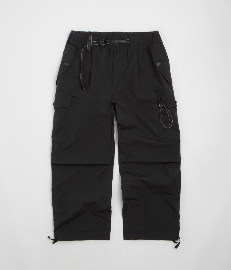 and wander Oversized Cargo Pants in Black