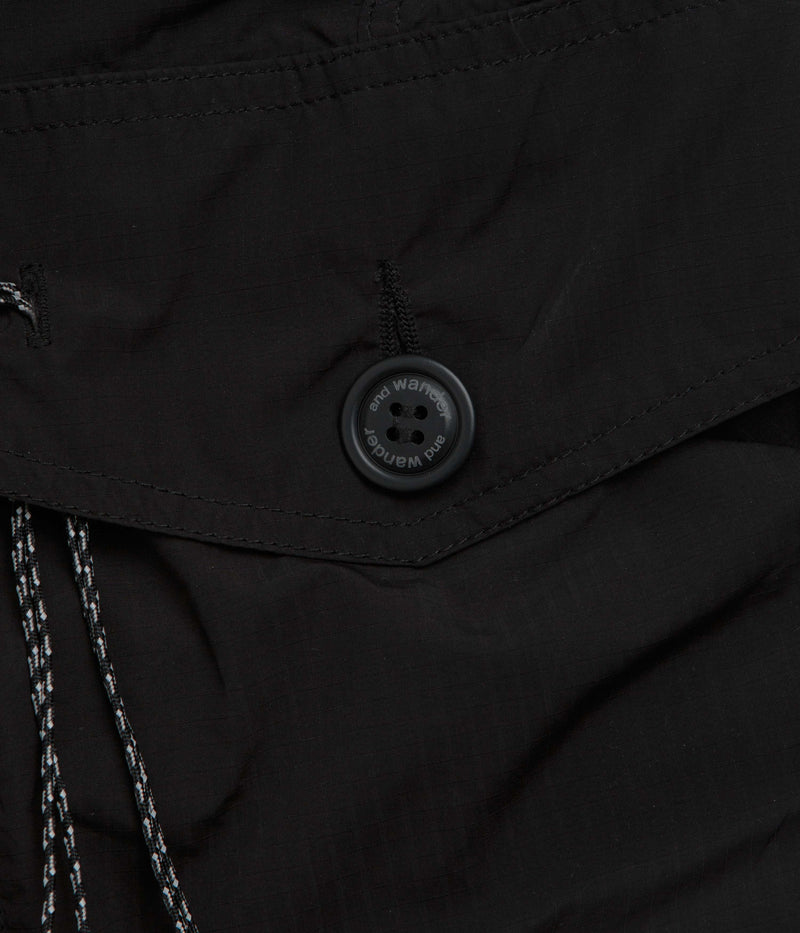 and wander Oversized Cargo Pants in Black
