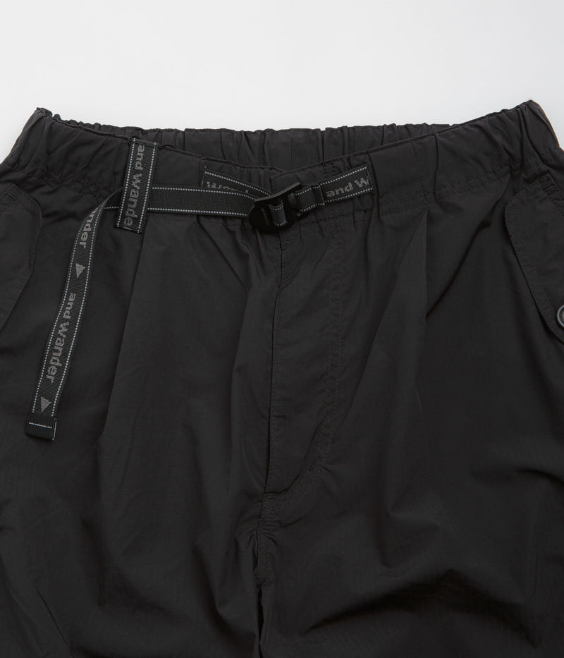 and wander Oversized Cargo Pants in Black