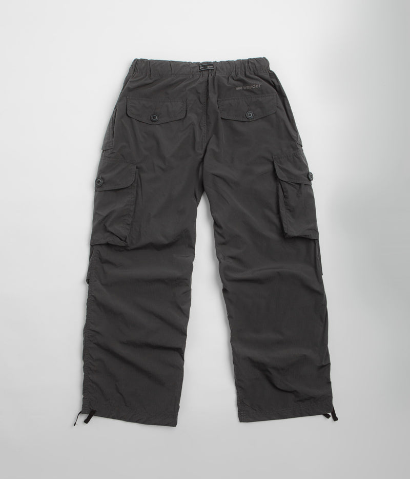 and wander Oversized Cargo Pants in Charcoal