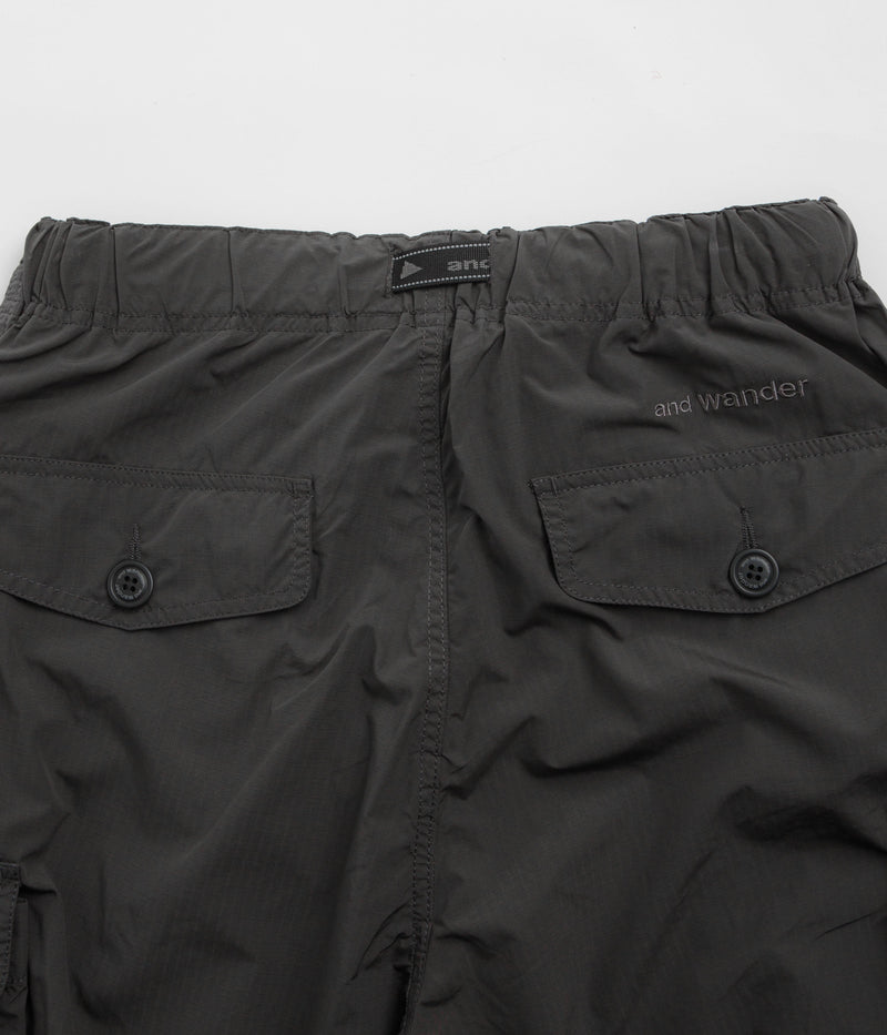 and wander Oversized Cargo Pants in Charcoal