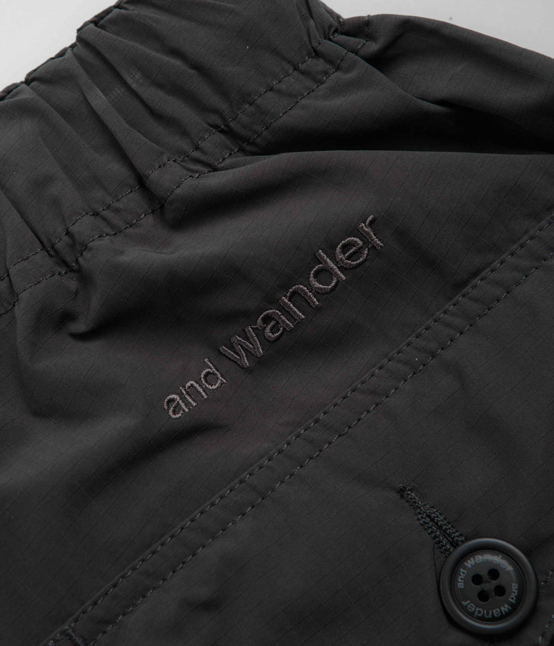 and wander Oversized Cargo Pants in Charcoal
