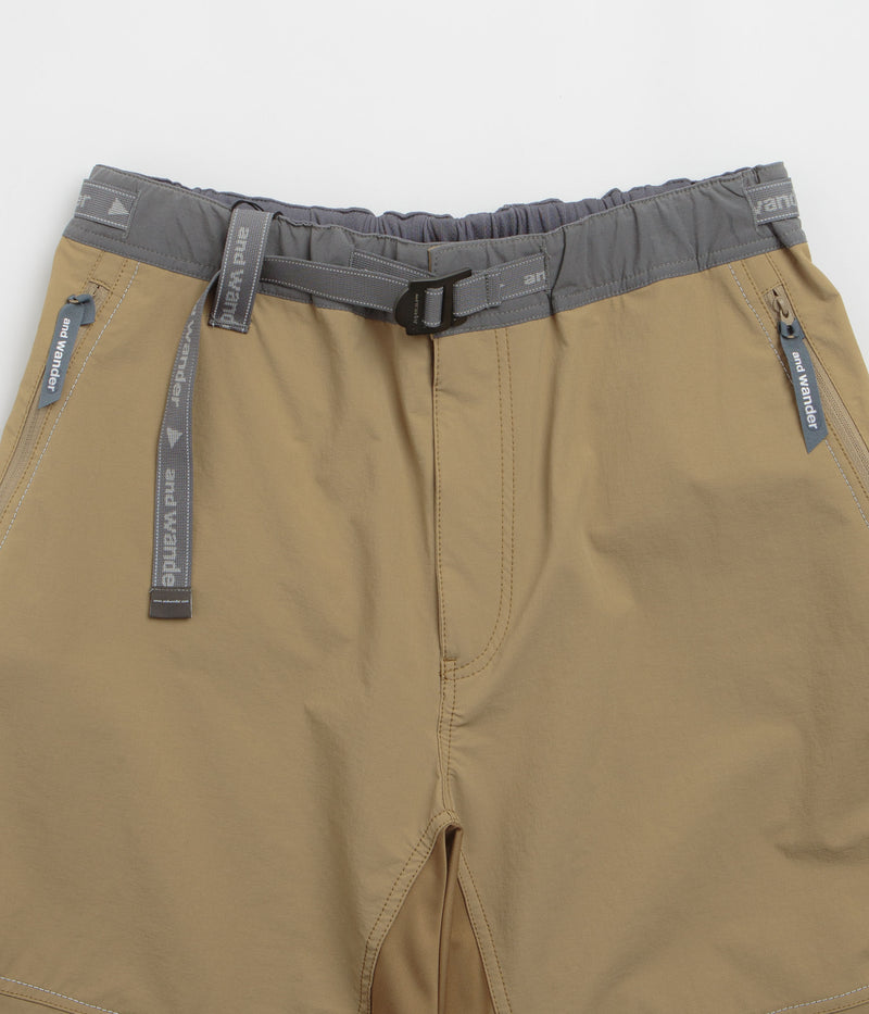 and wander Trek Shorts in Beige