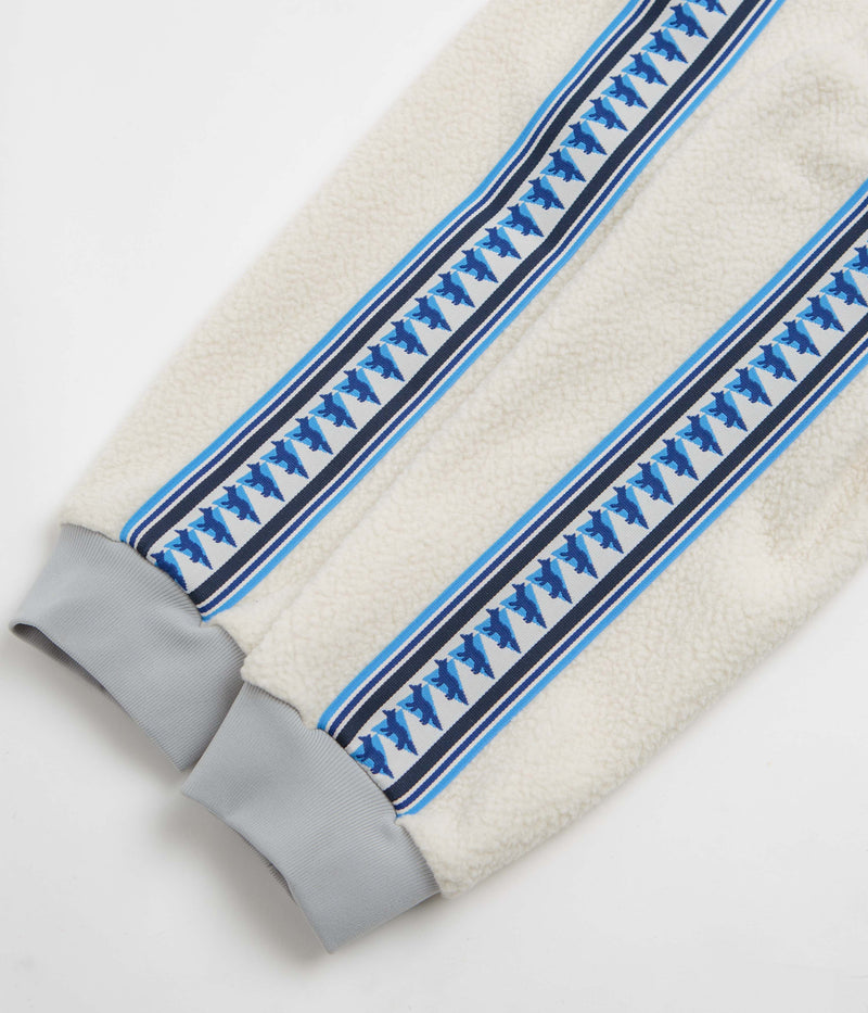 and wander x Maison Kitsune Pullover Fleece Sweatshirt in White