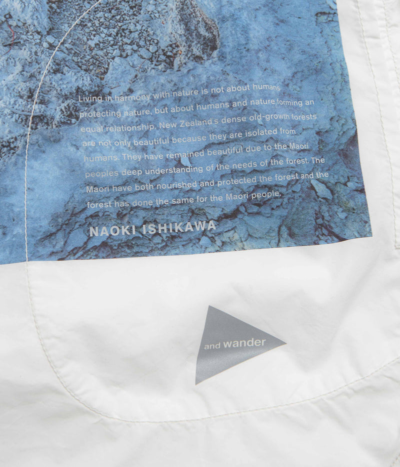 and wander x Naoki Ishikawa The Void Sea Shirt in White