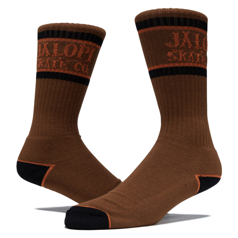 Anti-Hero I'm Lost Too Socks - Brown/Orange/Black