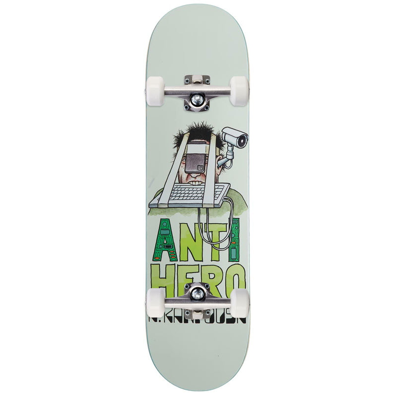 Anti-Hero Kanfoush Anti Intelligence Skateboard Complete - White - 8.40"
