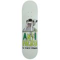 Anti-Hero Kanfoush Anti Intelligence Skateboard Deck - White - 8.40"