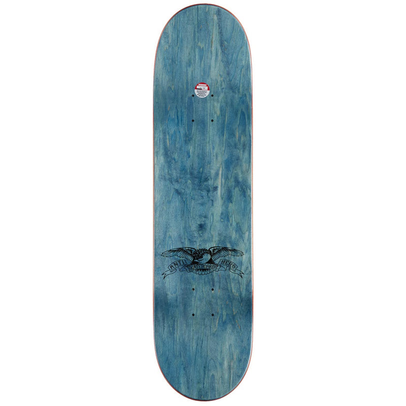 Anti-Hero Kanfoush Anti Intelligence Skateboard Deck - White - 8.40"