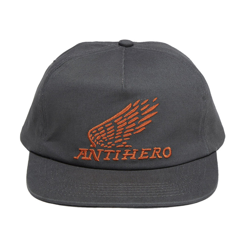 Anti-Hero Motorized Hat - Charcoal/Orange