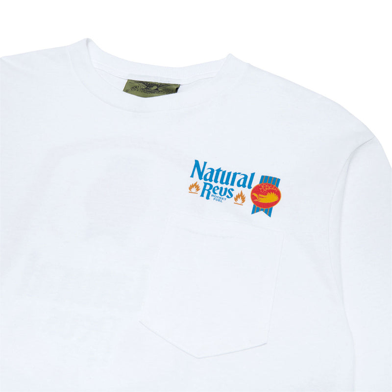 Anti-Hero Natty Revs Long Sleeve Pocket T-Shirt - White/Multi Color