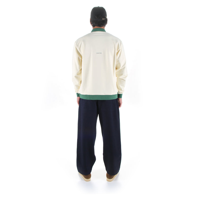 Students | Archibald L/S Polo Shirt Cream