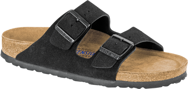 Arizona Soft Footbed Black Suede