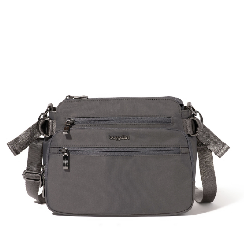 Baggallini Marais Crossbody – Smoke Twill