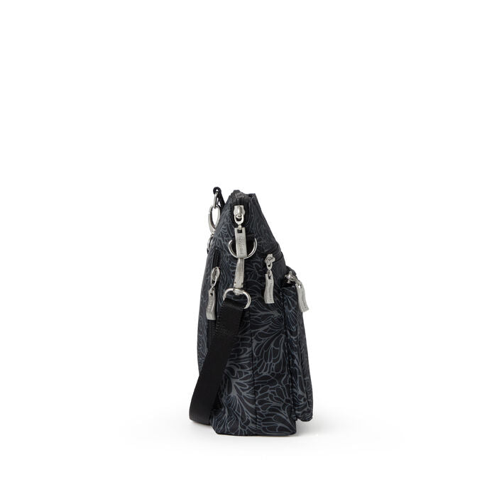 Baggallini Modern Pocket Crossbody - Midnight Blossom