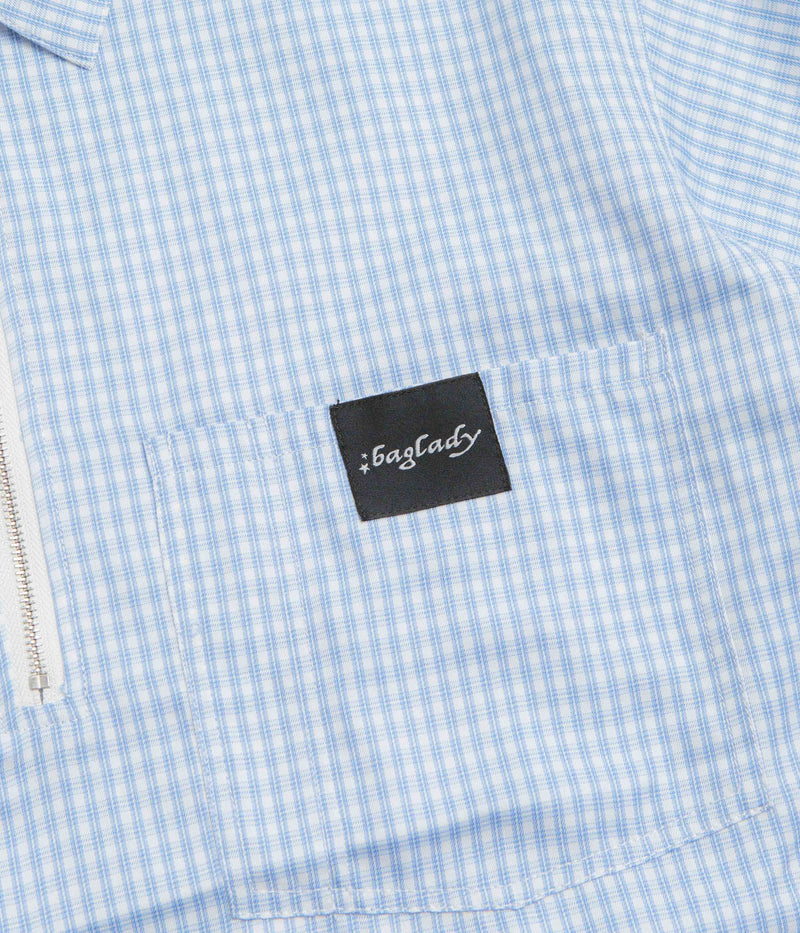 Baglady Workwear Polo Shirt in Light Blue
