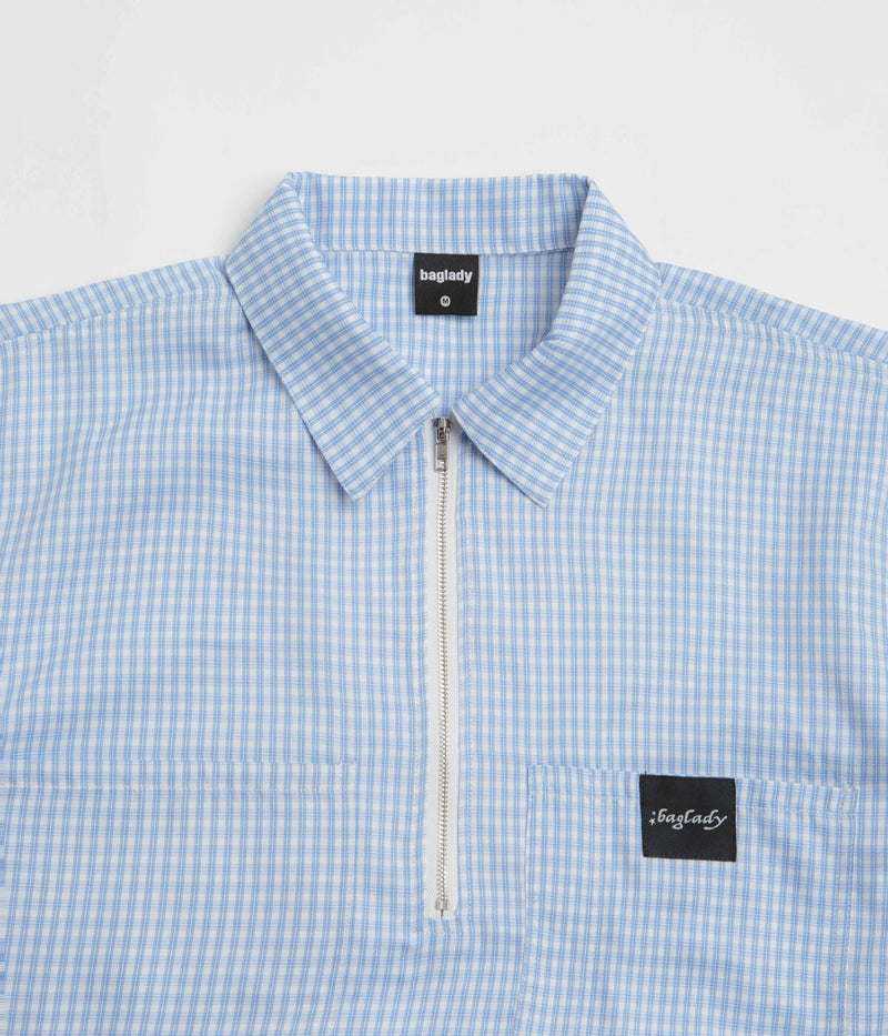 Baglady Workwear Polo Shirt in Light Blue