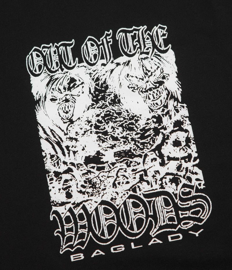 Baglady x DDF Out Of The Woods T-Shirt in Black