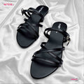 Black Barefoot Strappy - MYRO