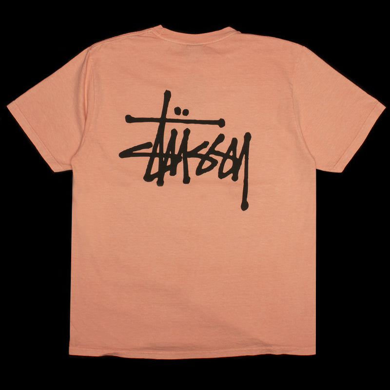 Stussy | Basic Stussy Pigment Dyed T-Shirt Style # 1905001 Color : Coral