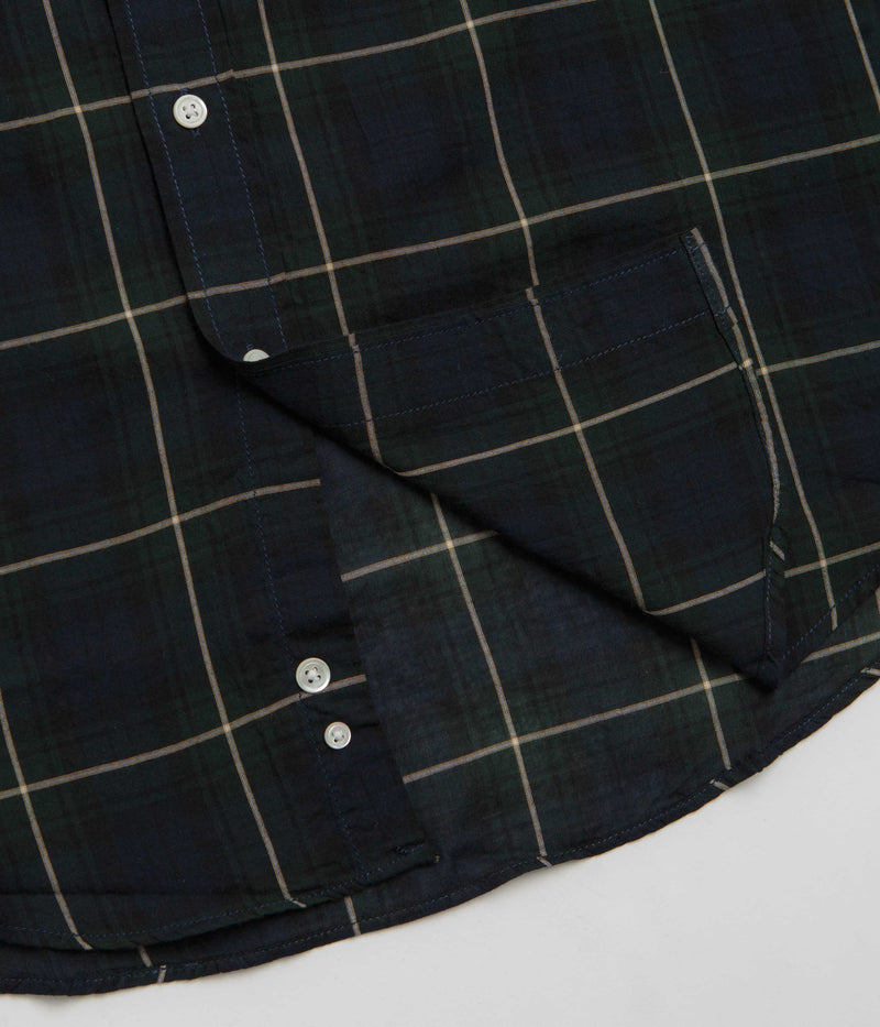 Battenwear BD Scout Shirt in Navy Plaid