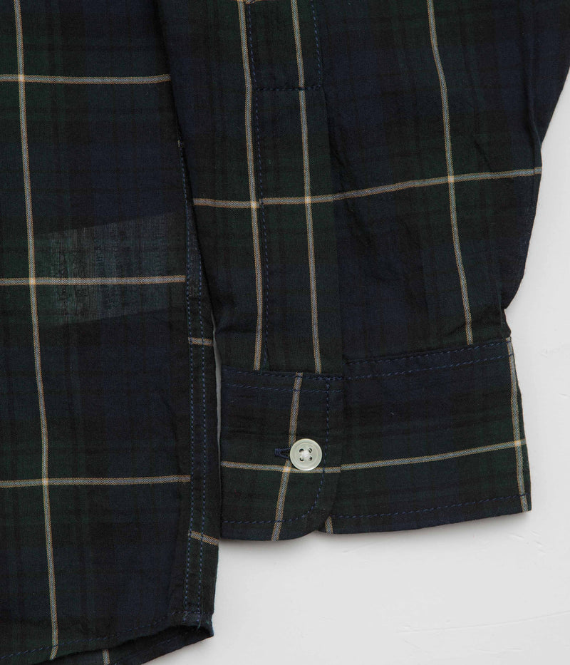 Battenwear BD Scout Shirt in Navy Plaid
