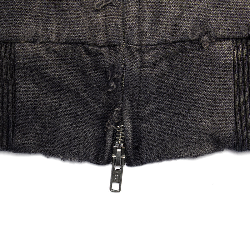 Carpet Company | Beat Up Denim Jacket
Color : Black