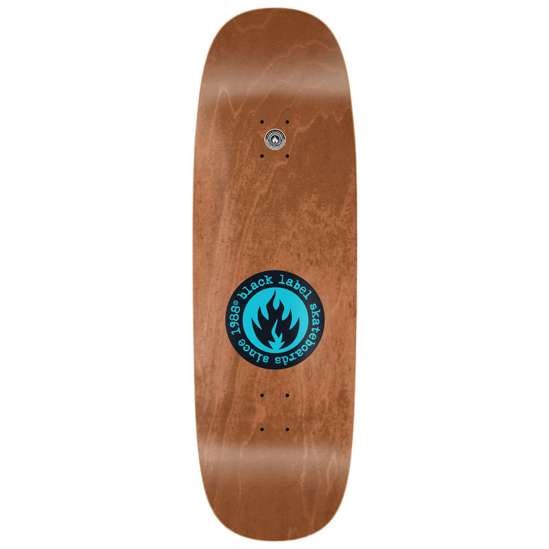 Black Label Stand By Jumbotron Shape Skateboard Complete - Assorted Stains - 10.00"