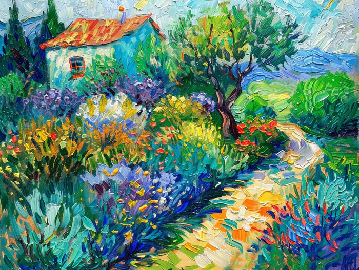 Blooming Spring Garden Path